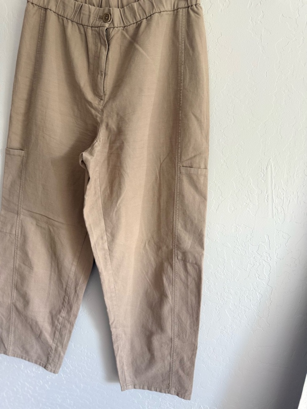 Eileen fisher Cotton Hemp Stretch Lantern Pant - Picture 7 of 8